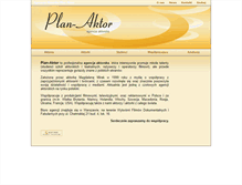 Tablet Screenshot of plan-aktor.com